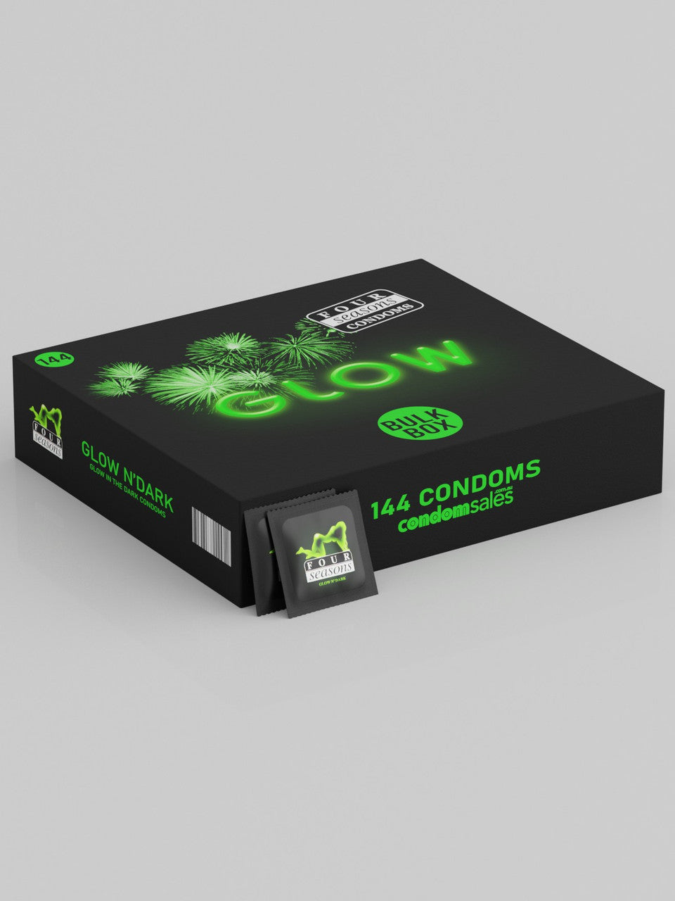Four Seasons Glow N' Dark Condoms (144 Bulk) - Buy Bulk Condoms Online