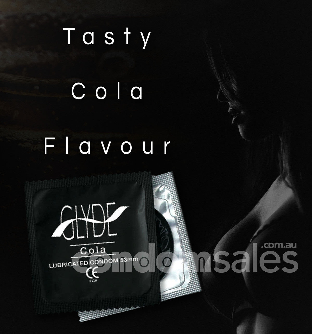 Glyde Black/Cola Condoms (144 Bulk) - Buy Bulk Condoms Online