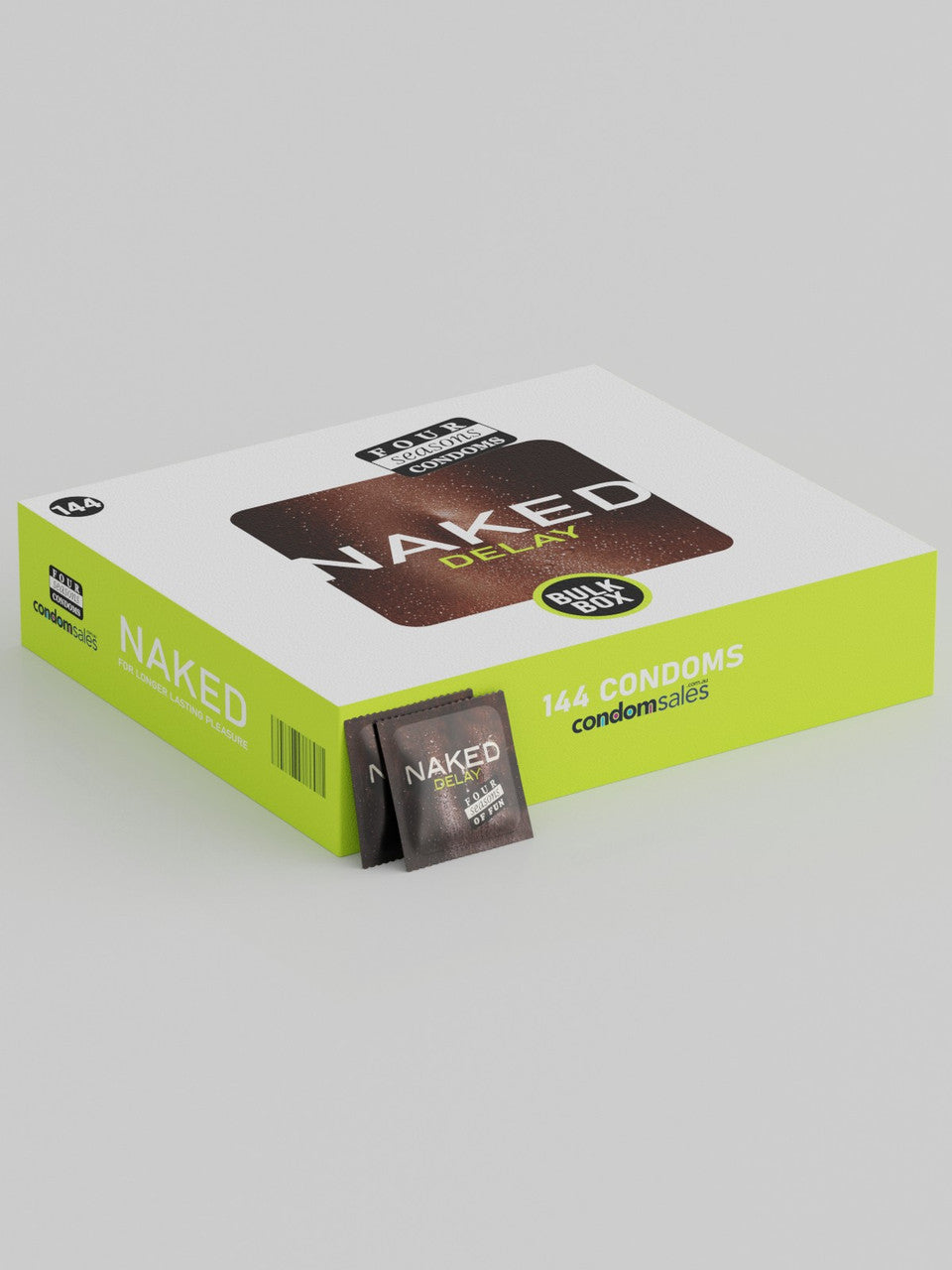 Four Seasons Naked Delay Condoms (144 Bulk)