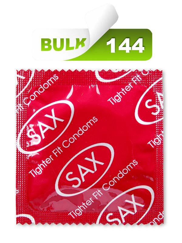 SAX Condoms Tighter Fit 49mm Bulk 144