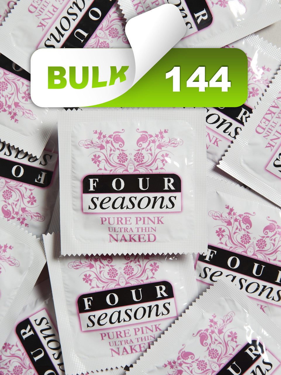 Four Seasons Pure Pink Condoms (144 Bulk) - Buy Bulk Condoms Online