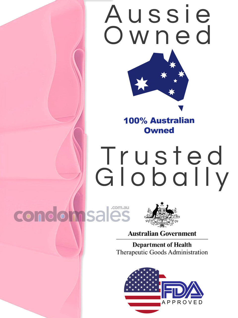 Glyde Sheer Dams Strawberry/Pink - CondomSales.com.au