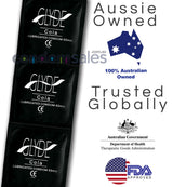 Glyde Black - Cola Flavoured Condoms (24 Pack)
