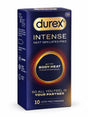 Durex Intense regular sized condoms in a box of 10, latex-free