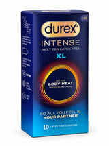 Durex Intense Feel condoms in extra large size as a 10 pack