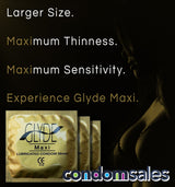 Glyde Maxi 56mm Condoms (24 loose packed) - Buy Condoms Online