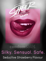 Glyde Sheer Dams Strawberry/Pink - CondomSales.com.au