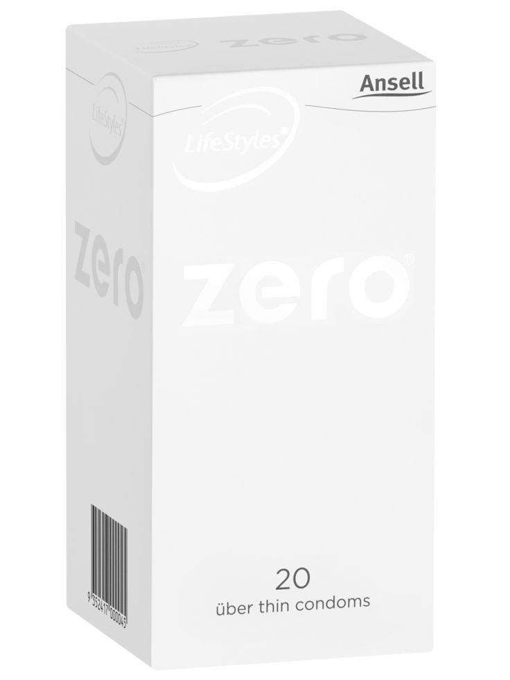 Ansell Zero Condoms 20 Pack - Buy Condoms Online