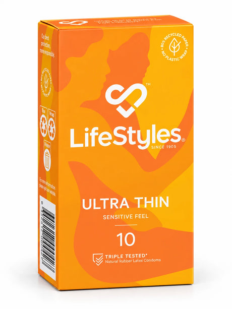Ansell Lifestyles Ultra Thin Condoms - 10 pack