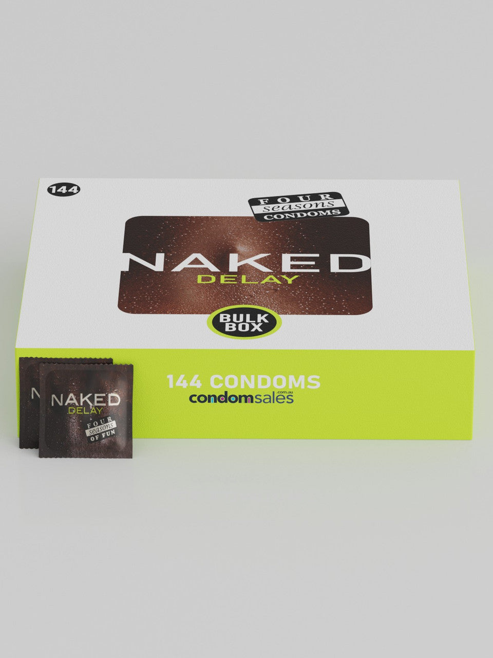 Four Seasons Naked Delay Condoms (144 Bulk)