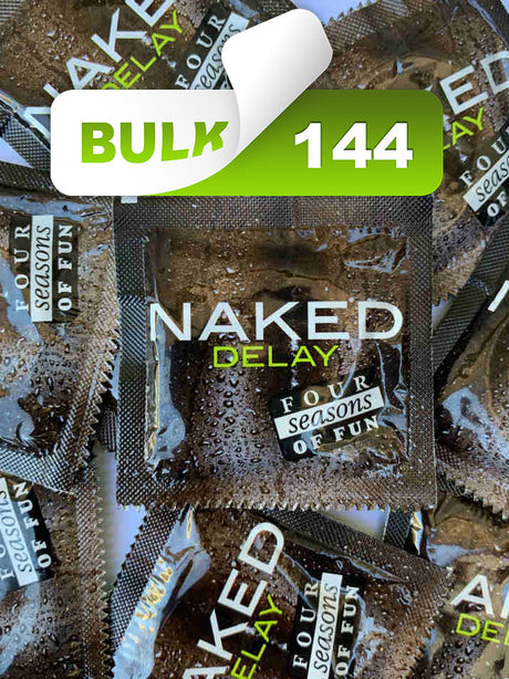 Four Seasons Naked Delay Condoms (144 Bulk)