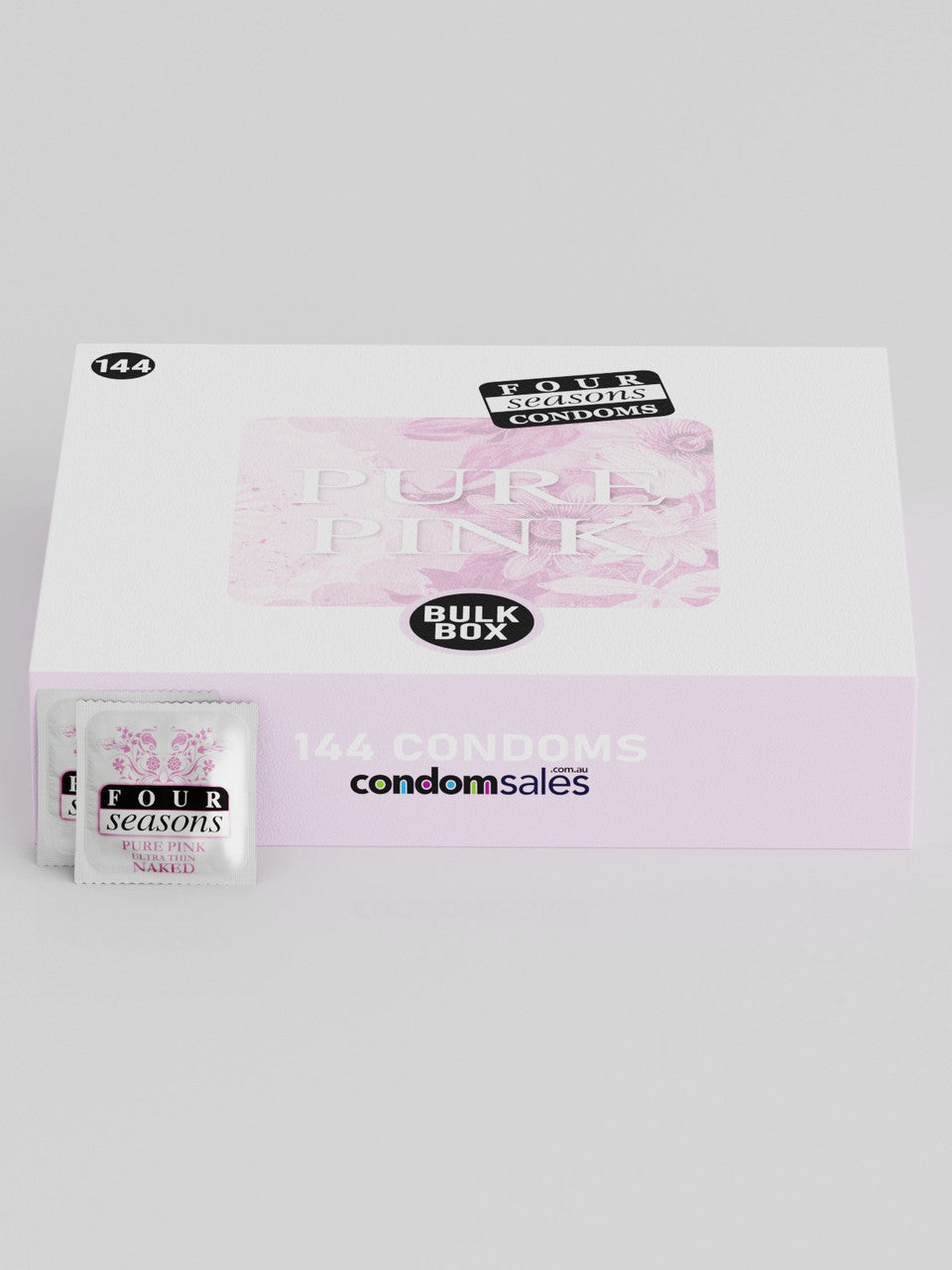 Four Seasons Pure Pink Condoms (144 Bulk)