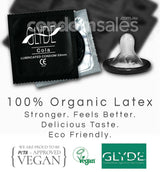 Glyde Black - Cola Flavoured Condoms (24 Pack)