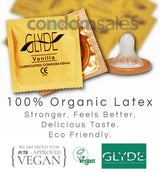 Glyde Vanilla Condoms (24 Loose Packed) - Buy Condoms Online