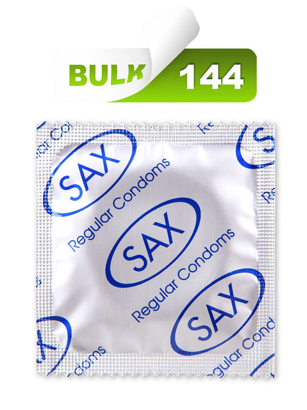 SAX Regular size condoms Bulk 144