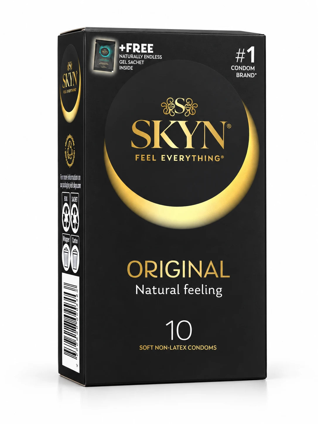 Box of SKYN Original condoms 10 pack, latex free