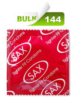 SAX Condoms Tighter Fit 49mm Bulk 144