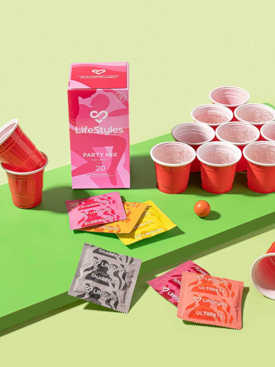 Lifestyles Party Mix Condoms 10 Fun Pack