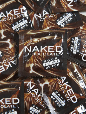 Four Seasons Naked Chocolate Condoms (24 loose packed)  - Buy Condoms Online