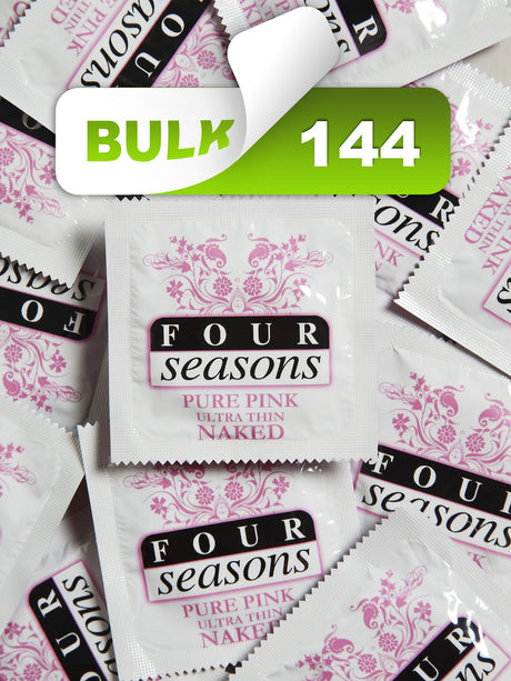 Four Seasons Pure Pink Condoms (144 Bulk) - Buy Bulk Condoms Online