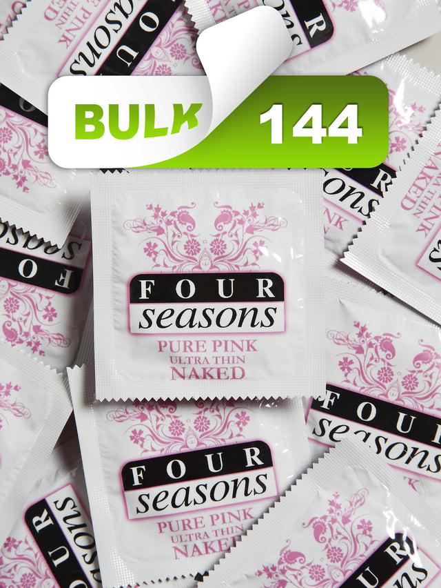 Four Seasons Pure Pink Condoms (144 Bulk) - Buy Bulk Condoms Online