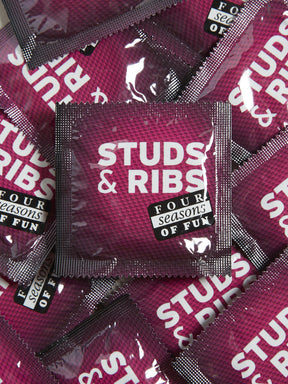 Four Seasons Studded & Ribbed Condoms (24 loose packed)  - Buy Condoms Online