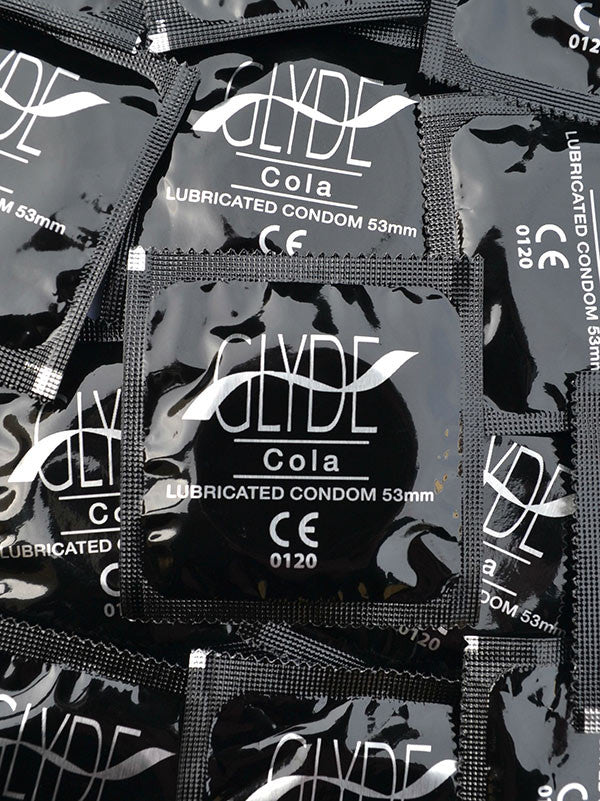 Glyde Black Condoms (24 Loose Packed) - Buy Condoms Online