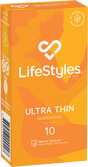 Ansell Lifestyles Ultra Thin Condoms - 10 pack